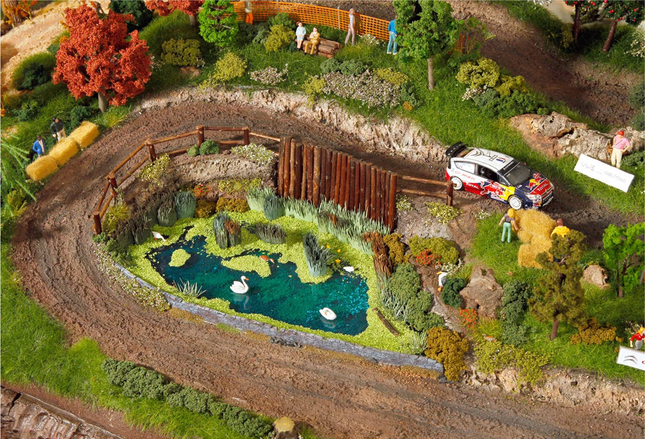 Citroen DS3 WRC Diorama detail