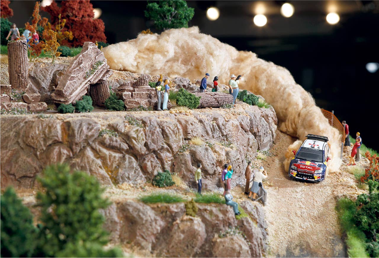 Citroen DS3 WRC Diorama detail
