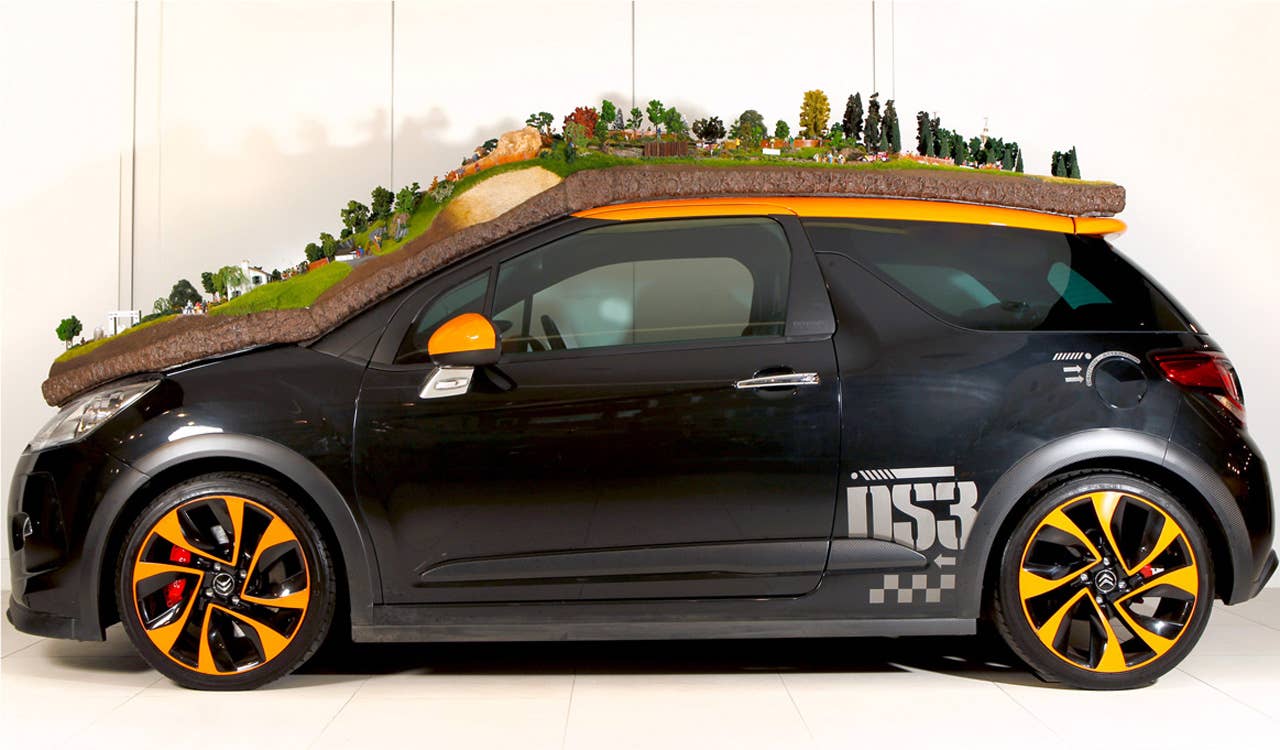 Citroen DS3 WRC Diorama side