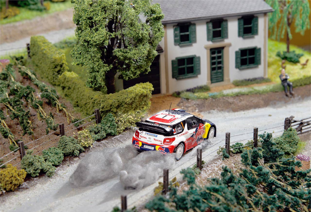 Citroen DS3 WRC Diorama detail