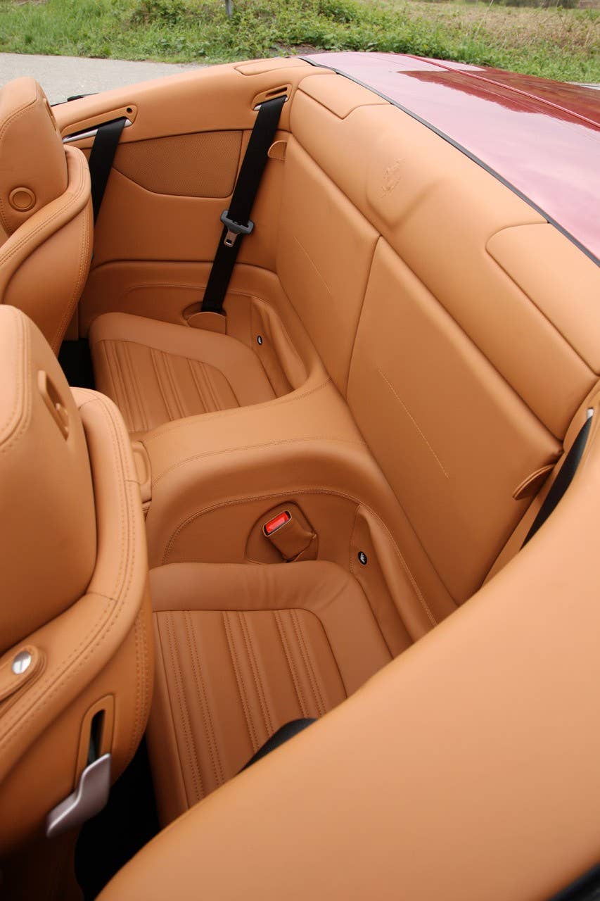 2013 Ferrari California rear seats