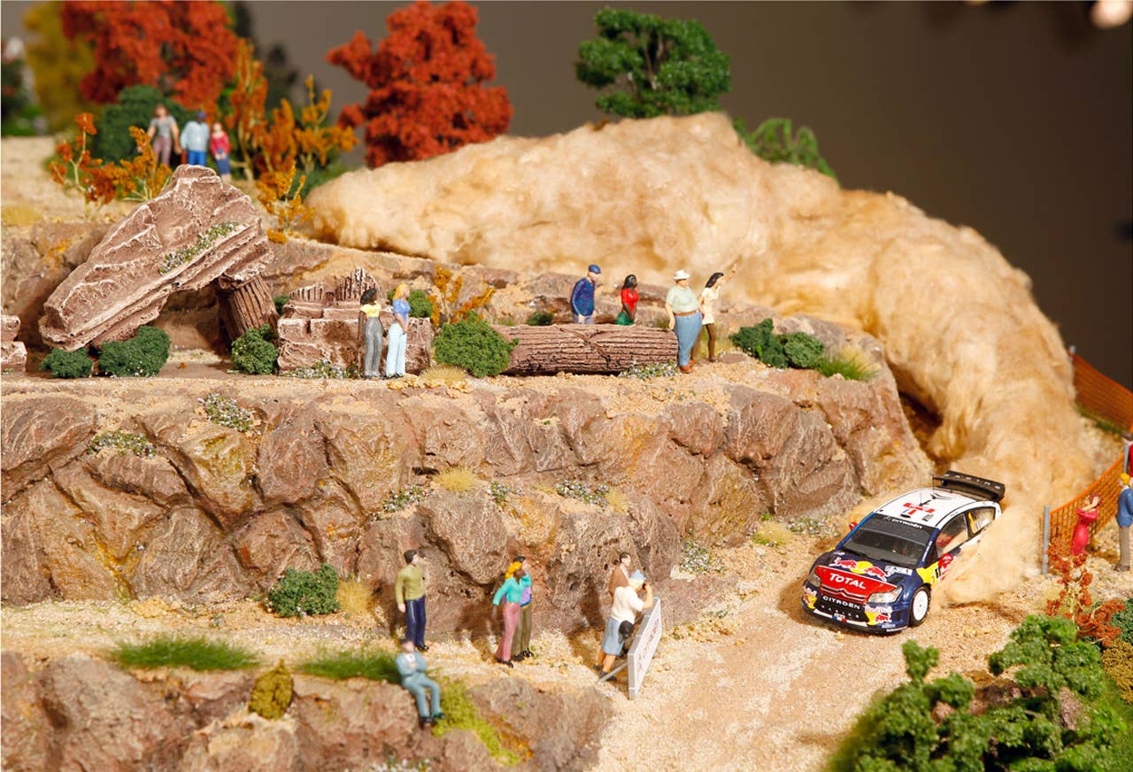 Citroen DS3 WRC Diorama detail