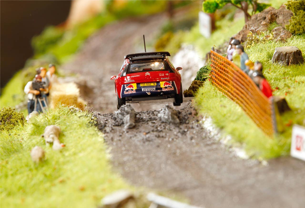 Citroen DS3 WRC Diorama detail