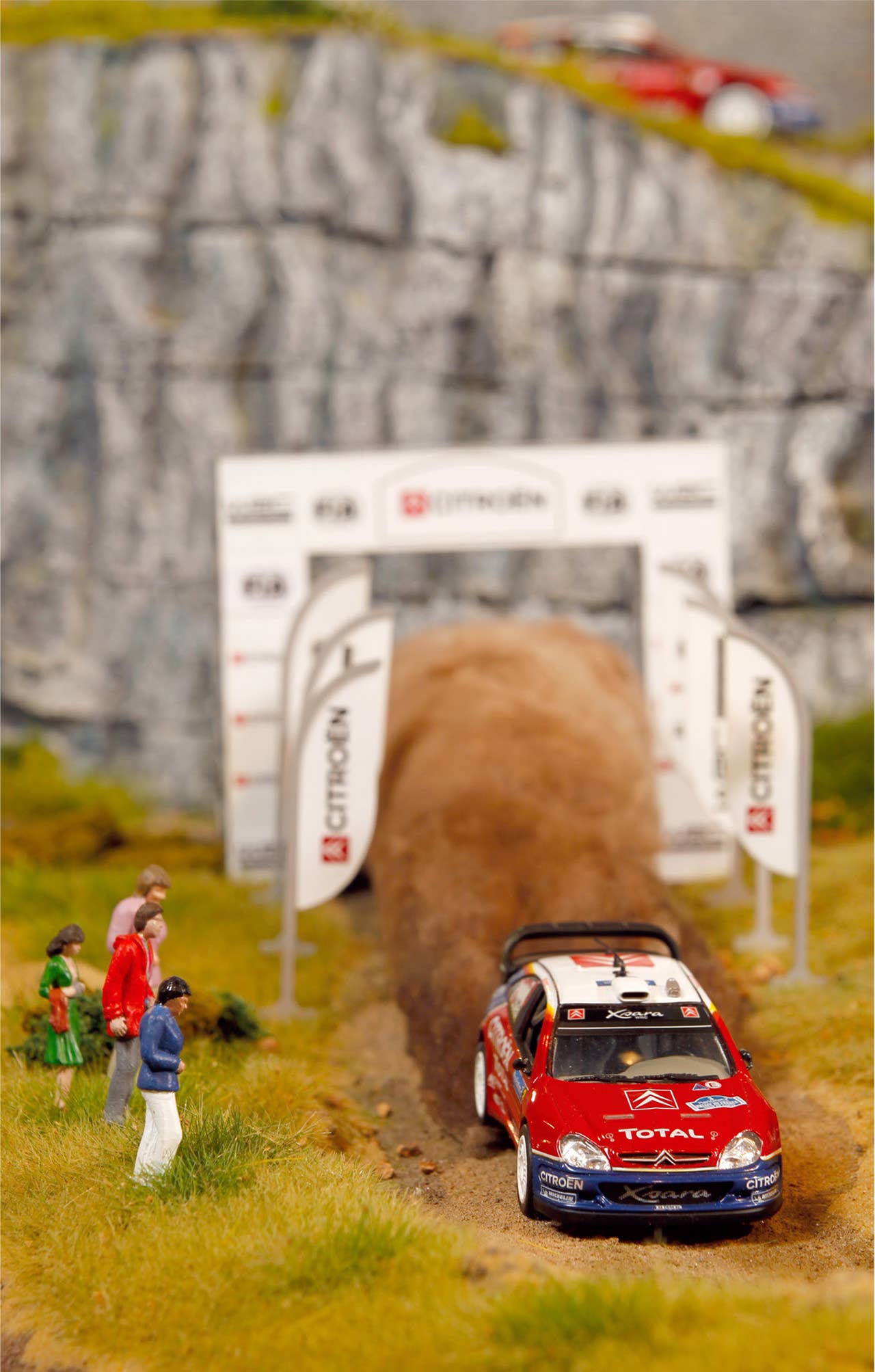 Citroen DS3 WRC Diorama detail