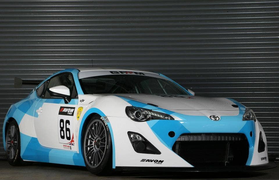 GPRM Toyota GT86 GT4 Race Car front 3/4