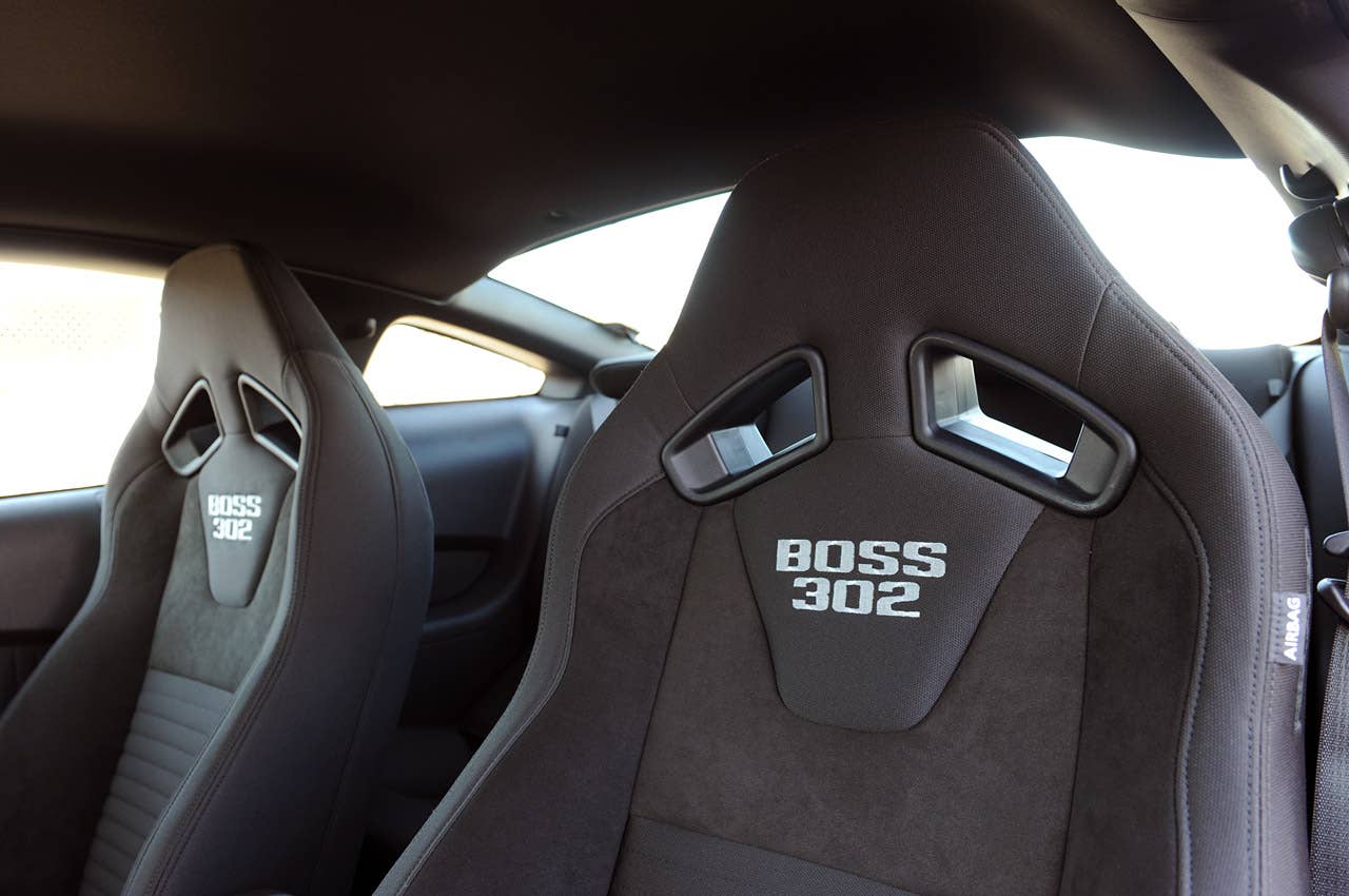 2012 Ford Mustang Boss 302 Recaro seats