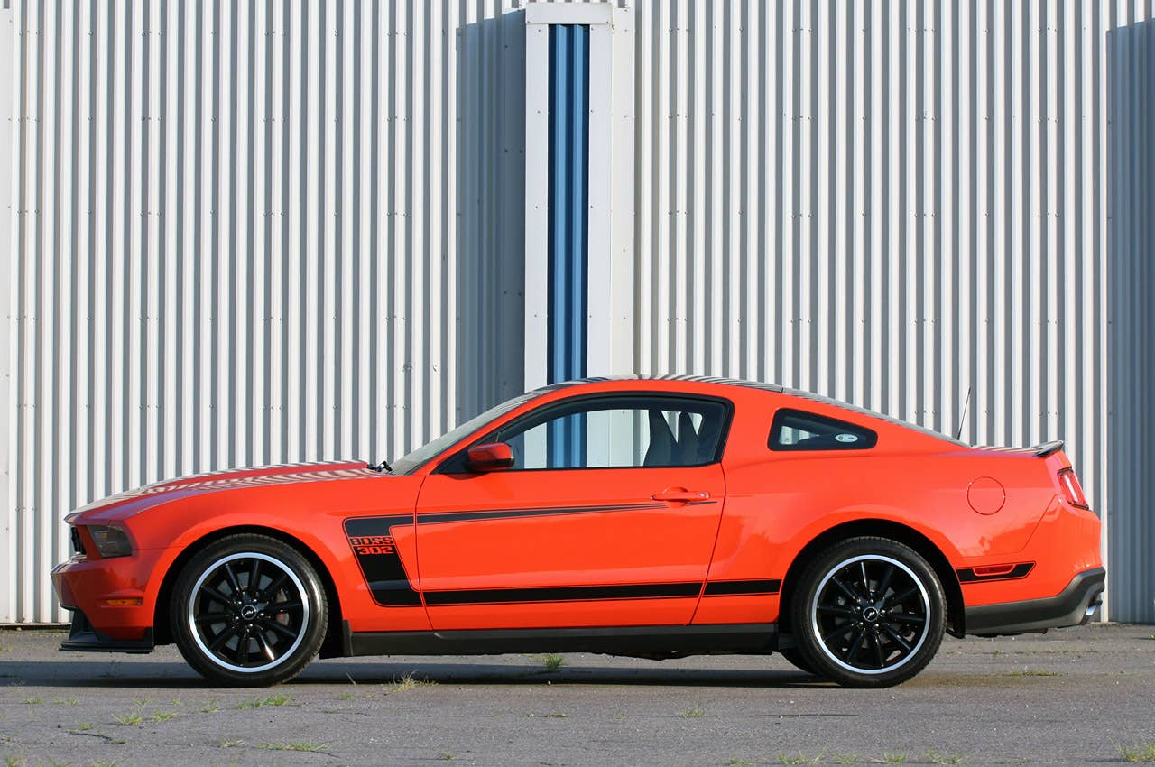 2012 Ford Mustang Boss 302 side view