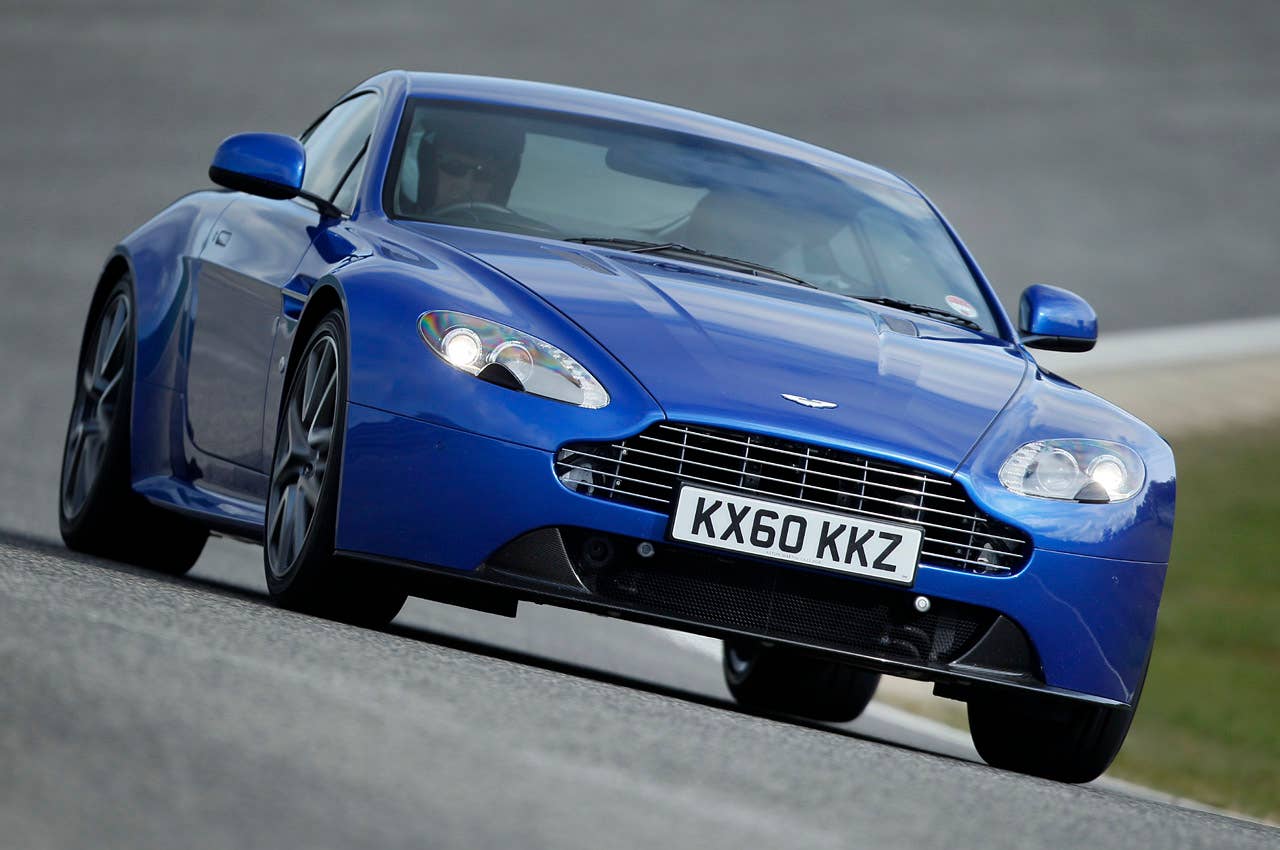 2011 Aston Martin V8 Vantage S on track