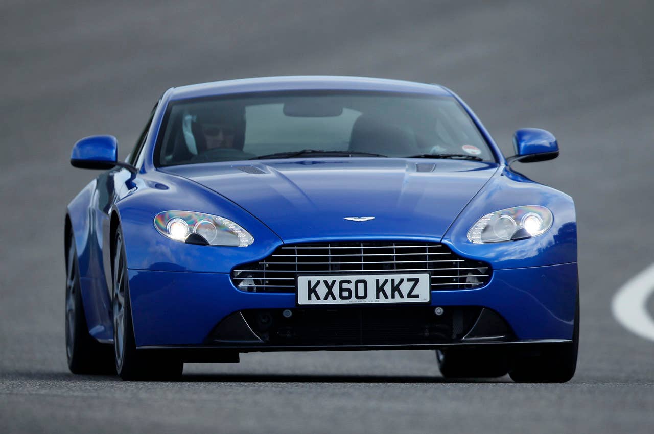 2011 Aston Martin V8 Vantage S on track