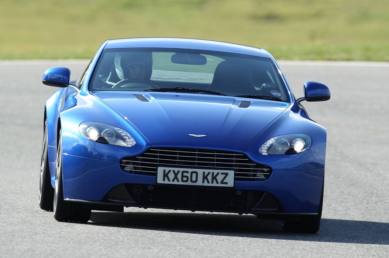 2011 Aston Martin V8 Vantage S on track