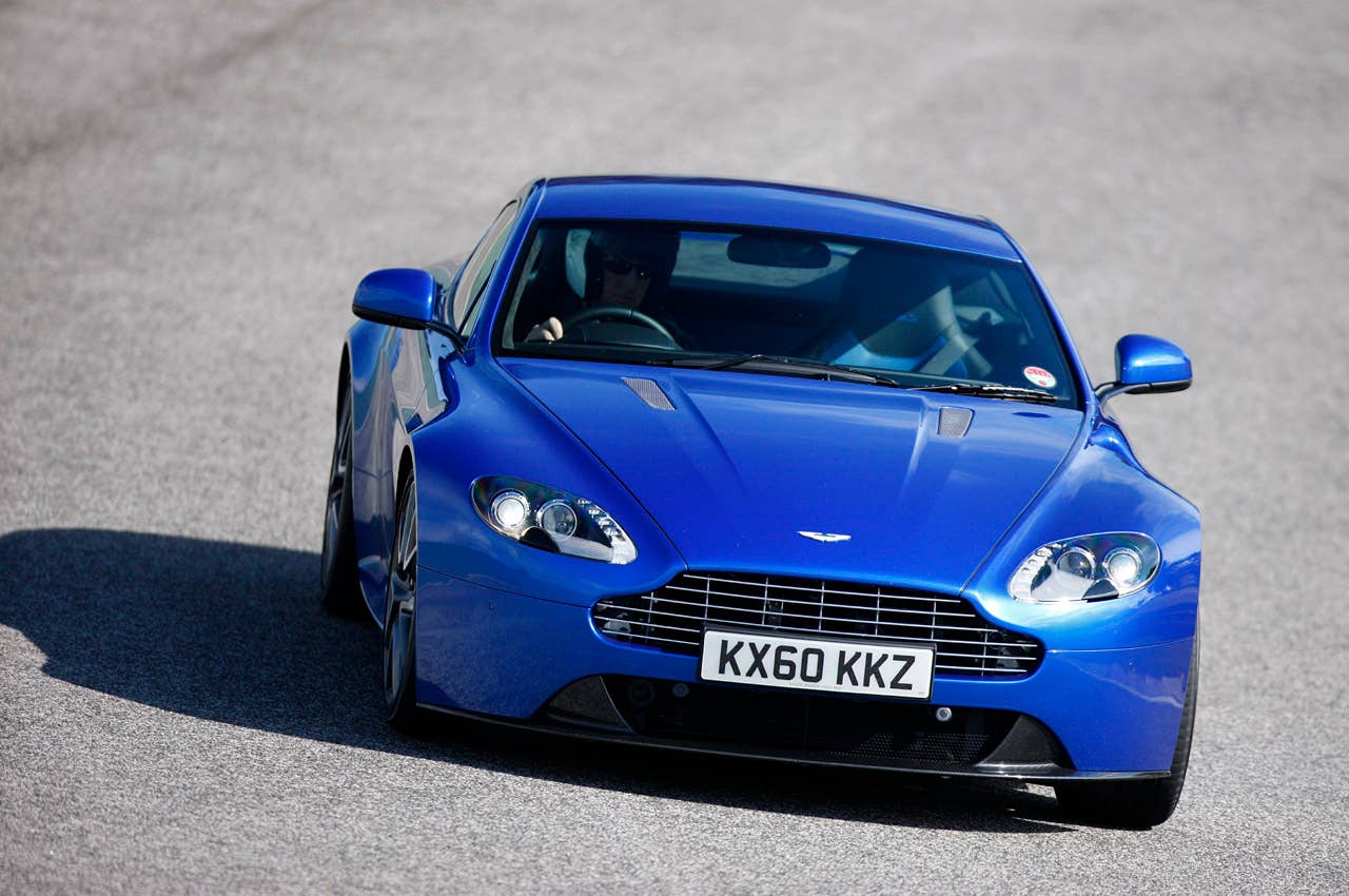 2011 Aston Martin V8 Vantage S on track