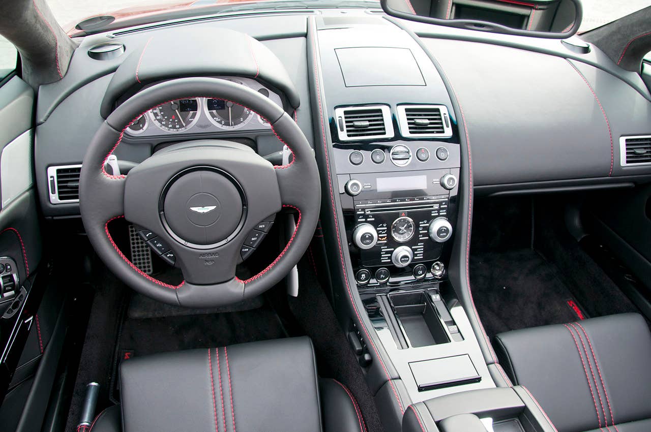 2011 Aston Martin V8 Vantage S interior