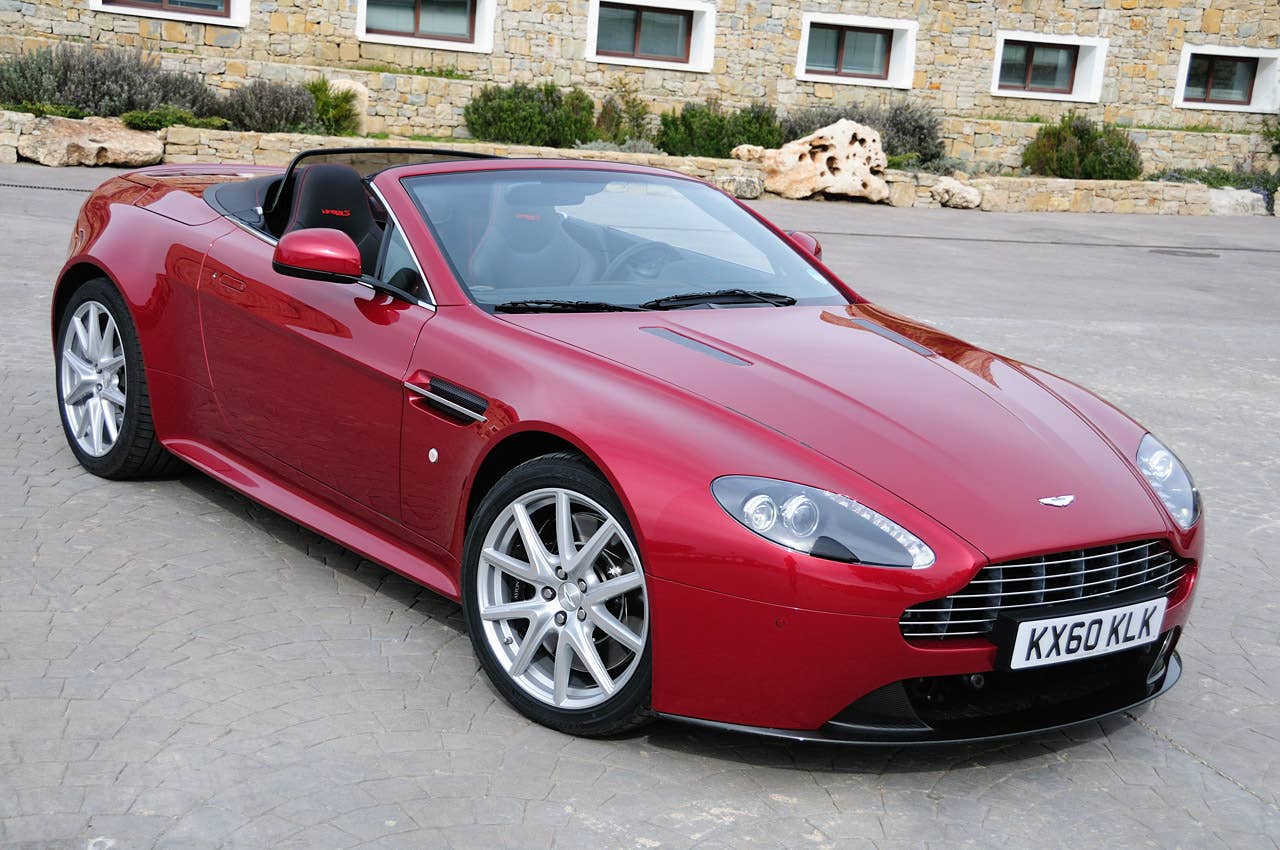 2011 Aston Martin V8 Vantage S front 3/4 view