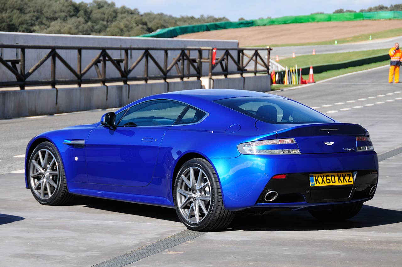 2011 Aston Martin V8 Vantage S on track