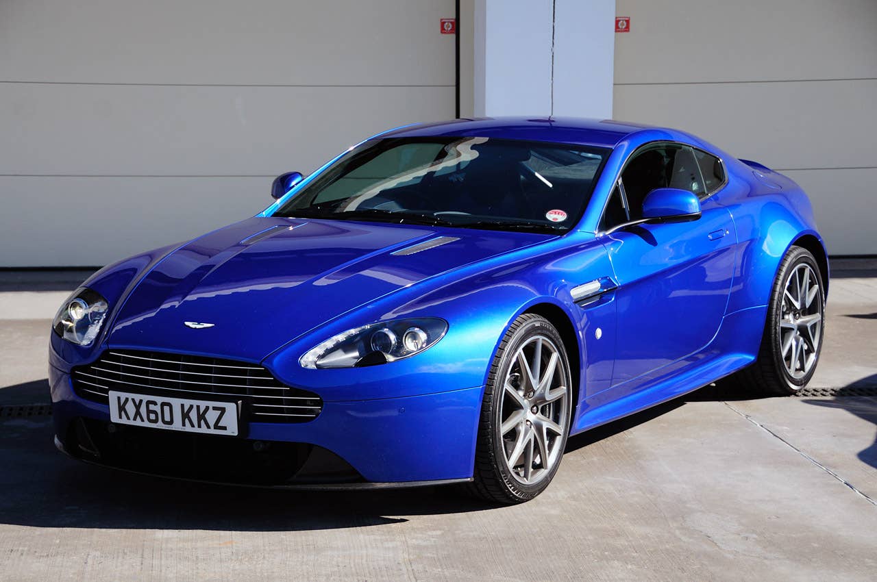 2011 Aston Martin V8 Vantage S on track