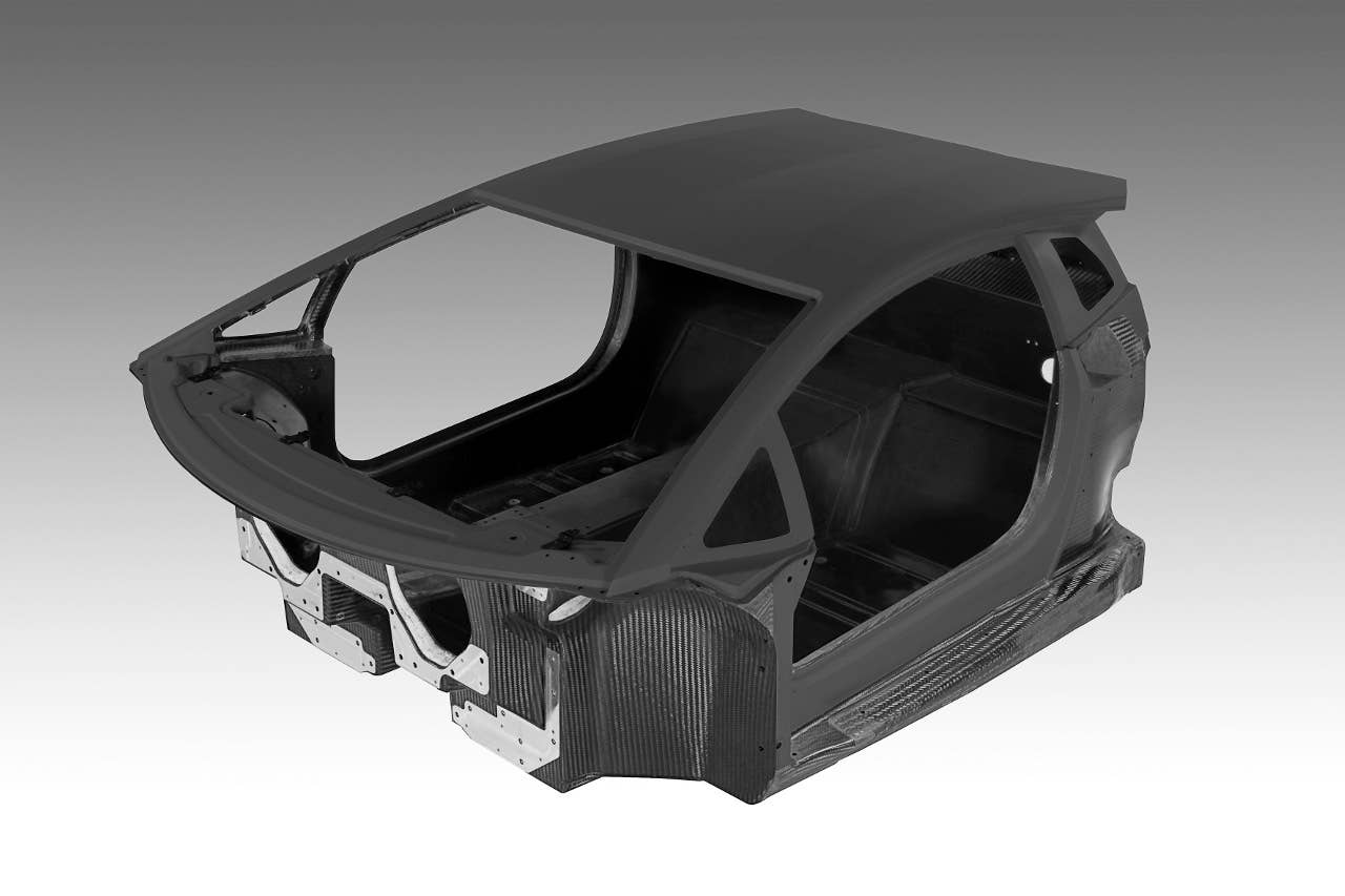Lamborghini Aventador carbon fiber monocoque