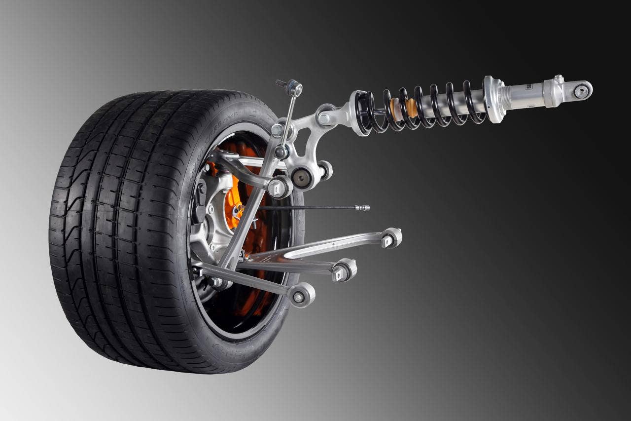Lamborghini Aventador suspension