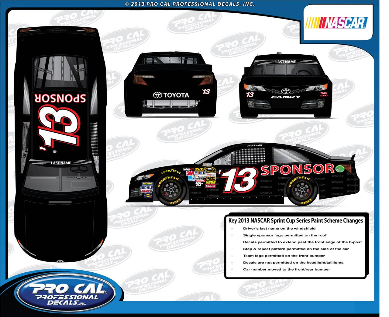 2013 Toyota Camry NASCAR Sprint Cup