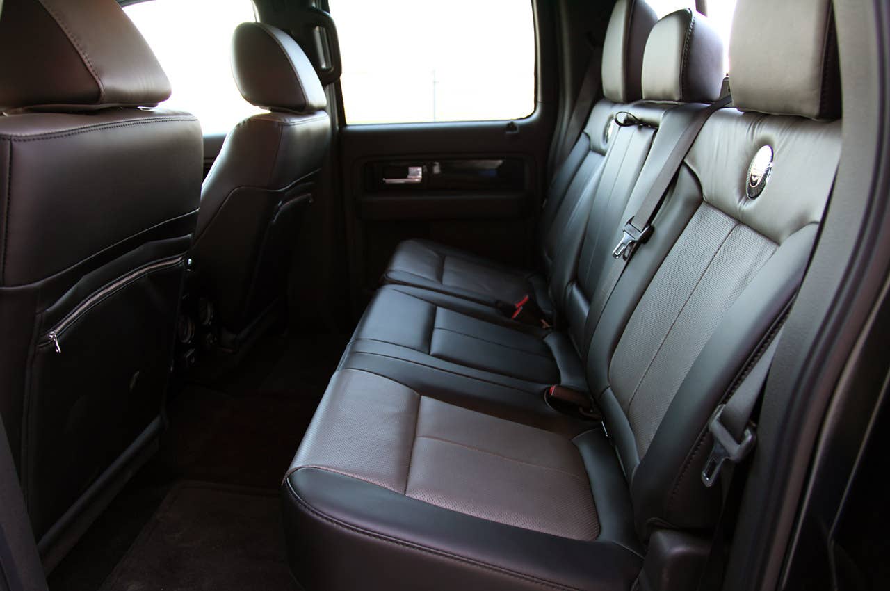 2011 Ford F-150 Harley-Davidson rear seats