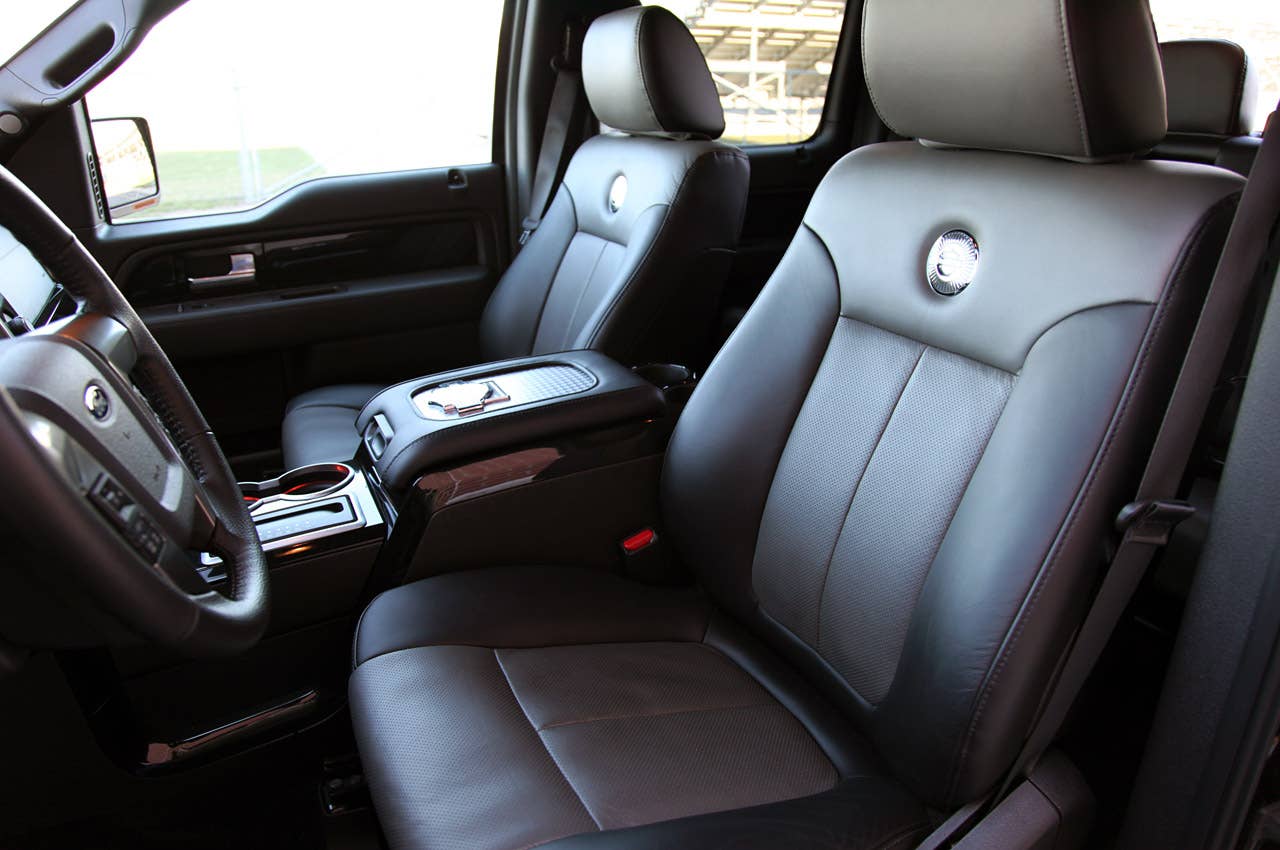 2011 Ford F-150 Harley-Davidson front seats