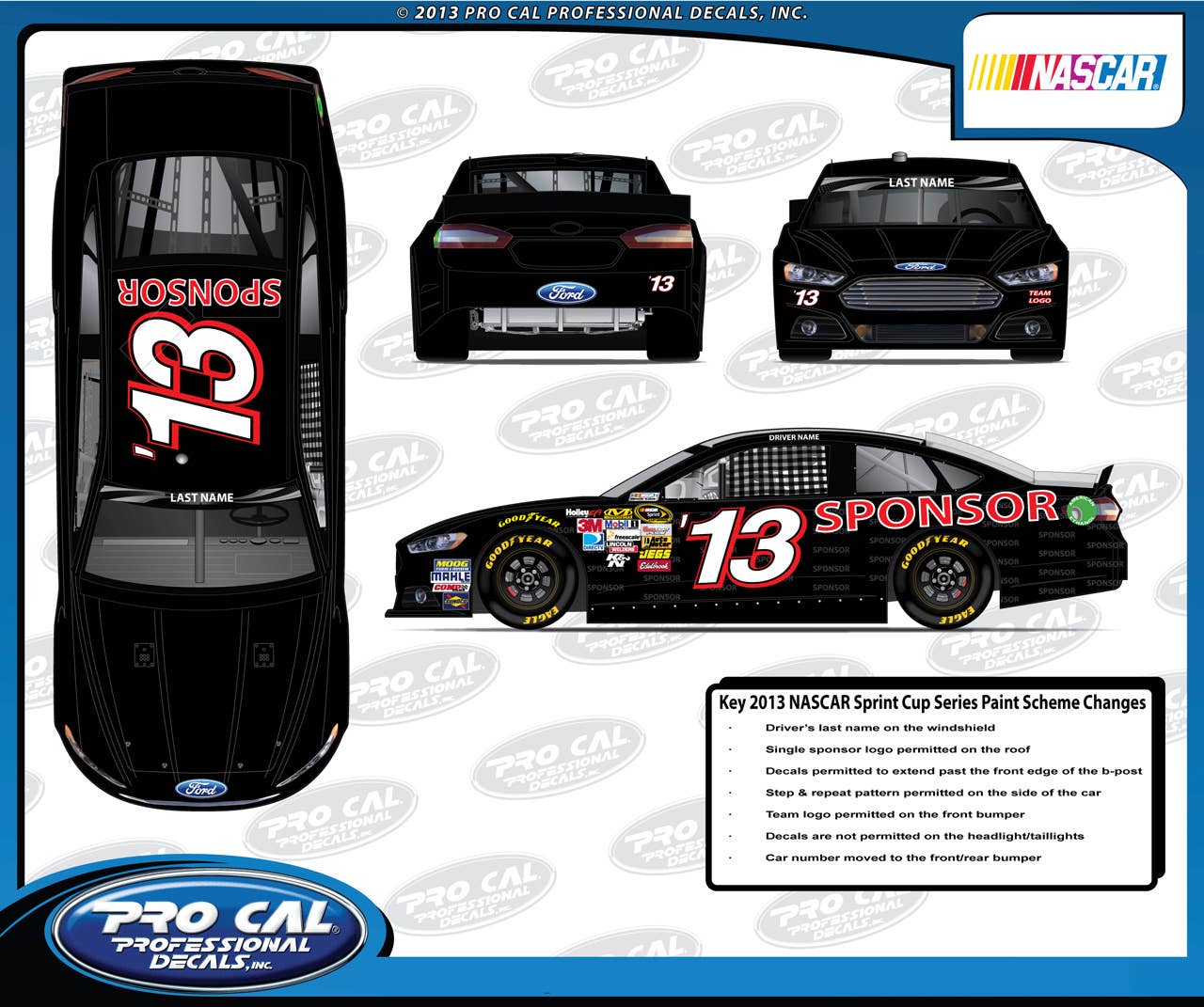 2013 Ford Fusion NASCAR Sprint Cup