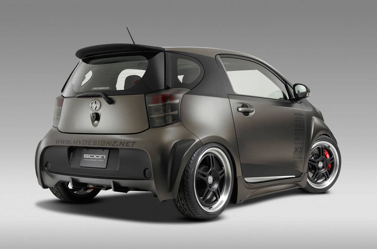 Scion iQ by Jon Sibal rear 3/4