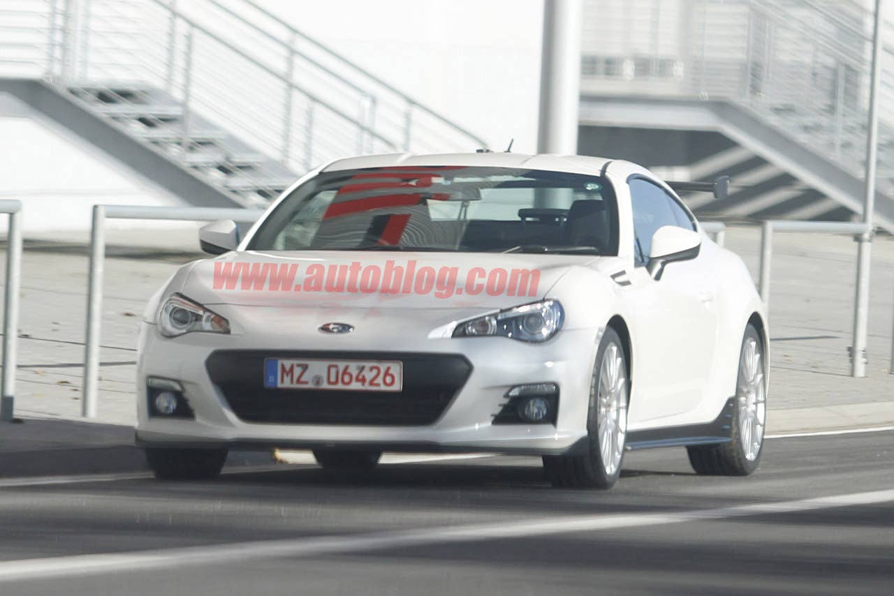 Subaru BRZ STI spy shots