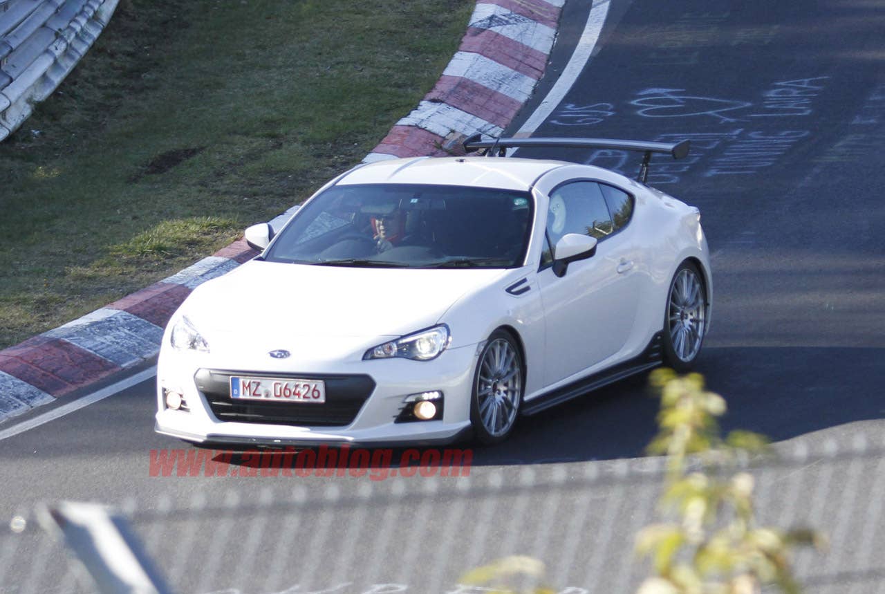 Subaru BRZ STI spy shots
