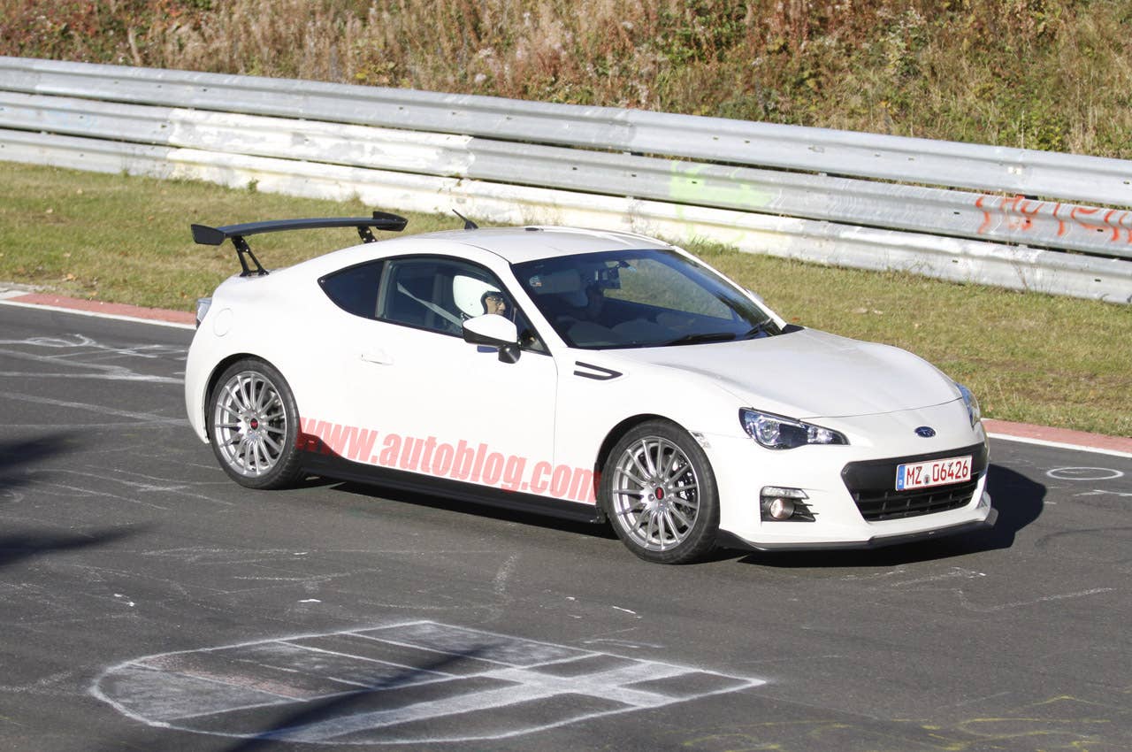 Subaru BRZ STI spy shots