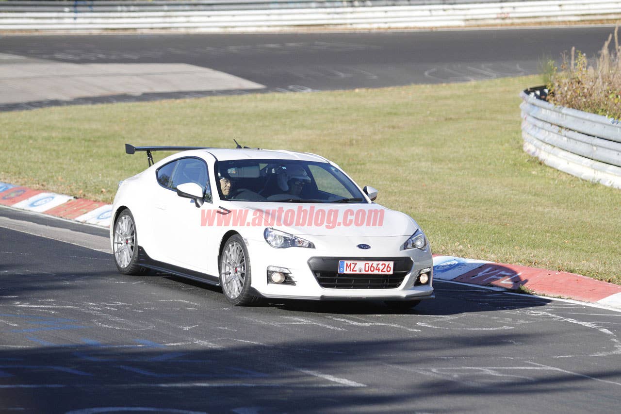 Subaru BRZ STI spy shots