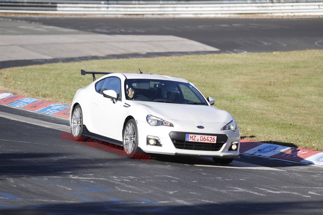 Subaru BRZ STI spy shots