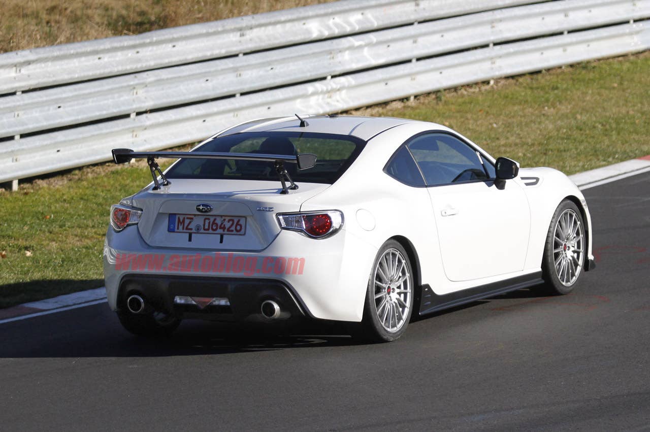 Subaru BRZ STI spy shots