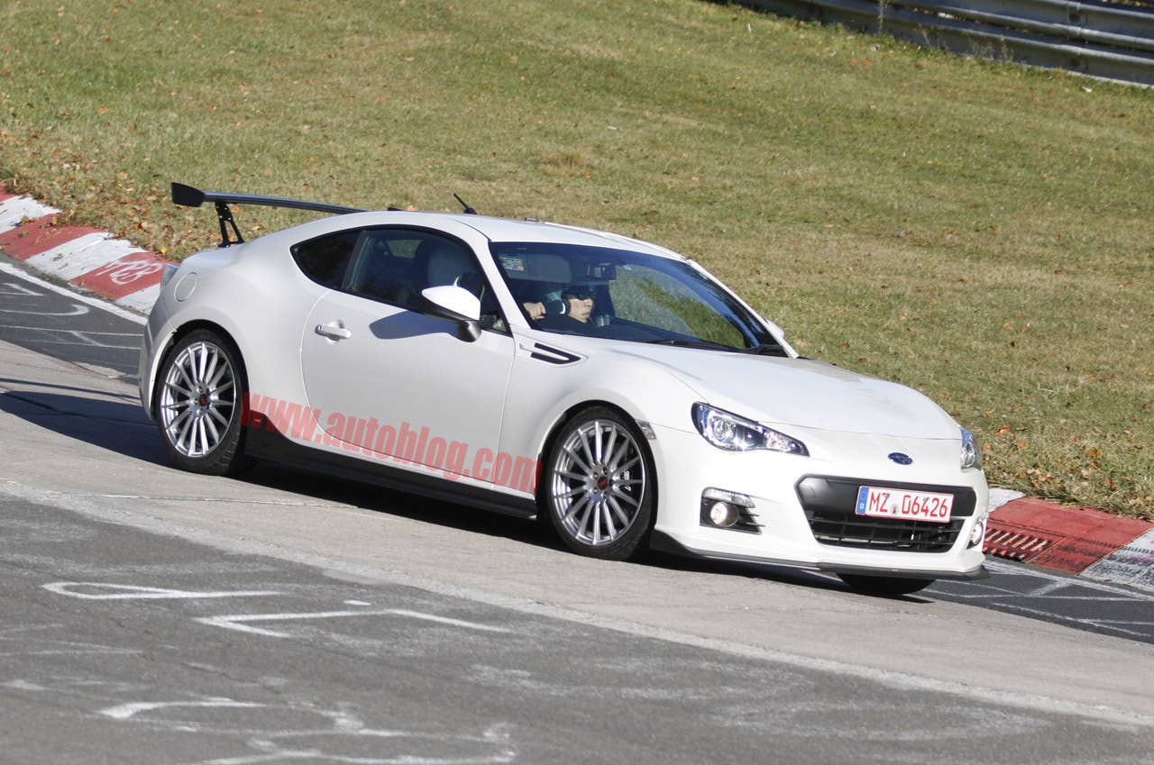 Subaru BRZ STI spy shots