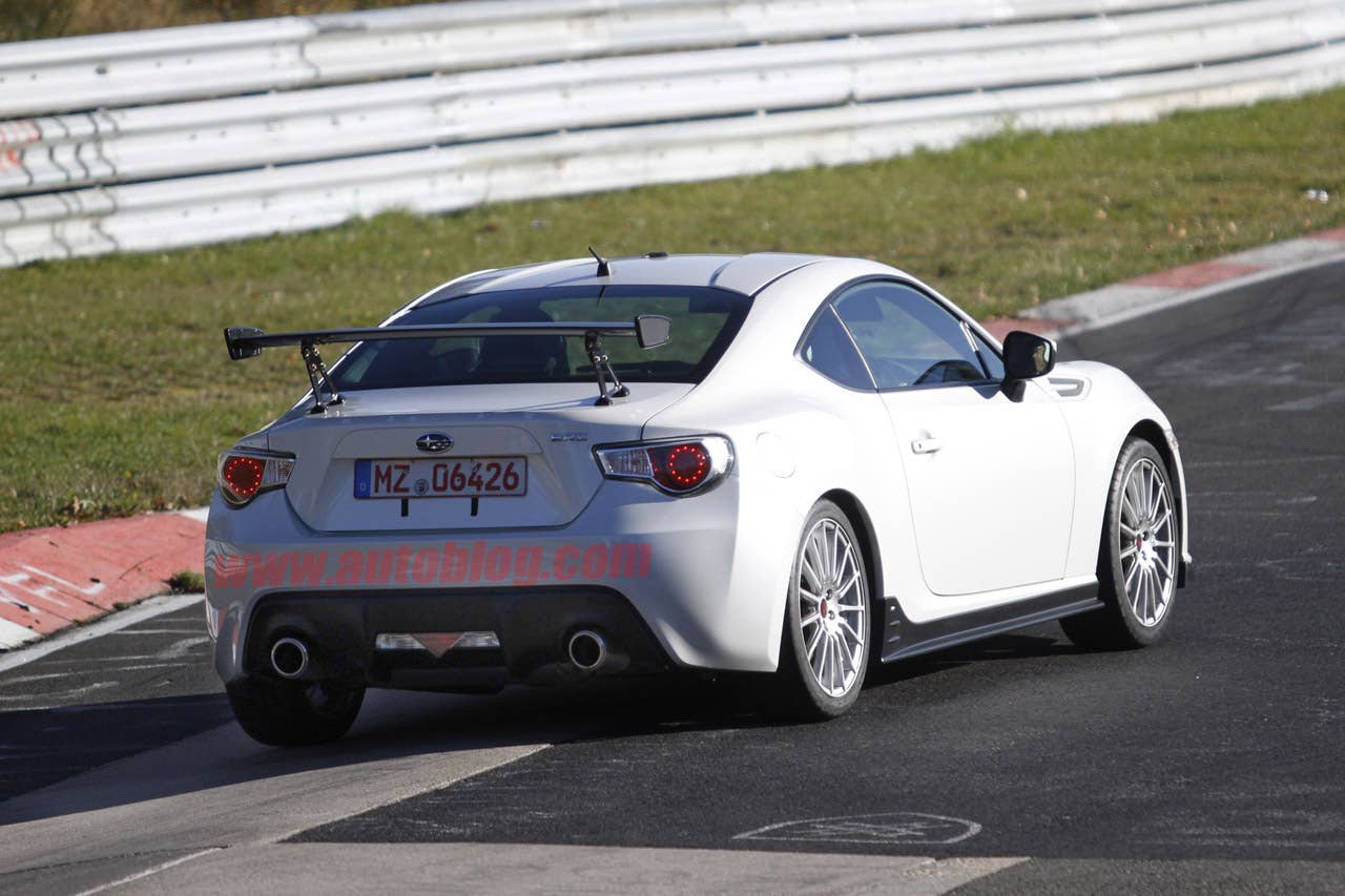 Subaru BRZ STI spy shots