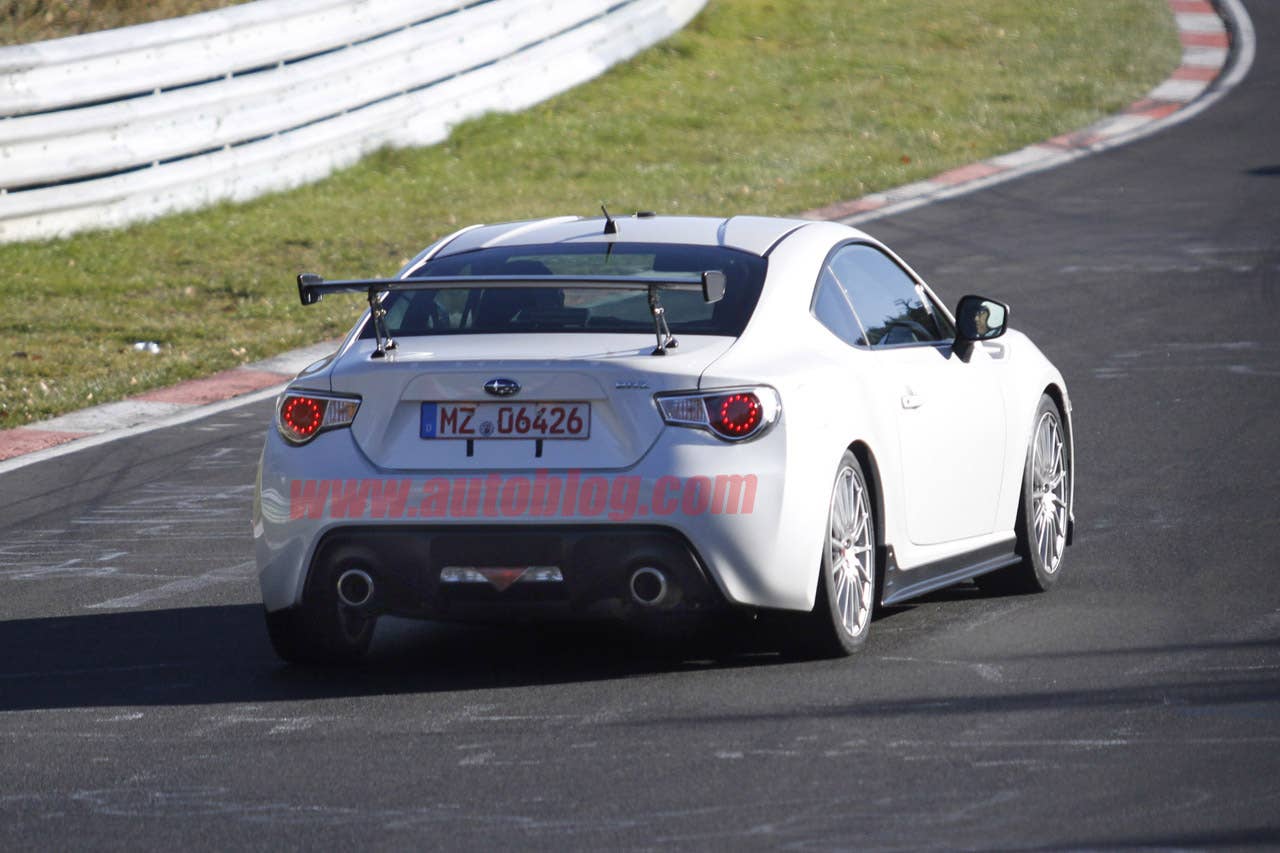 Subaru BRZ STI spy shots
