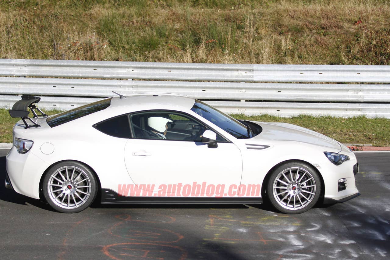 Subaru BRZ STI spy shots