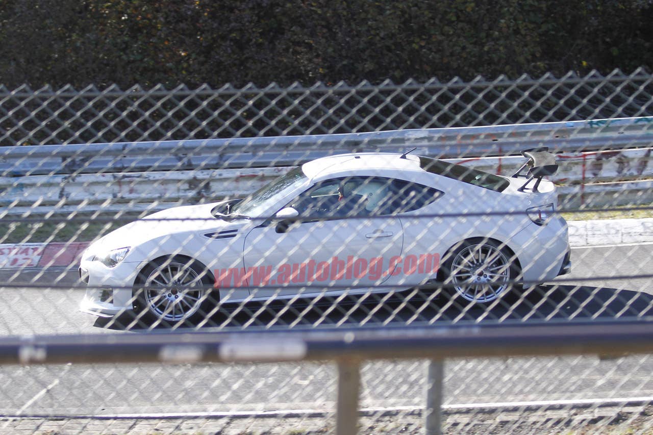 Subaru BRZ STI spy shots