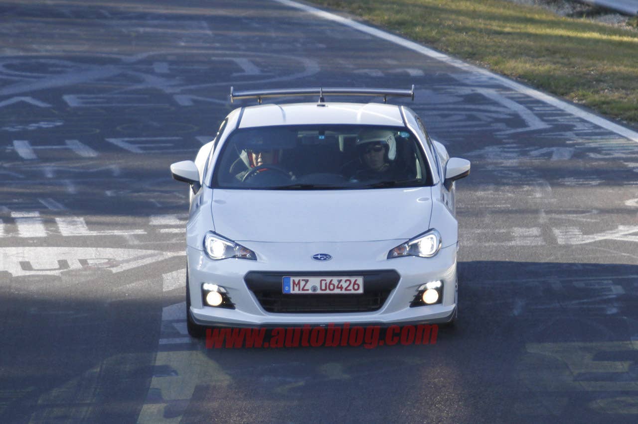 Subaru BRZ STI spy shots