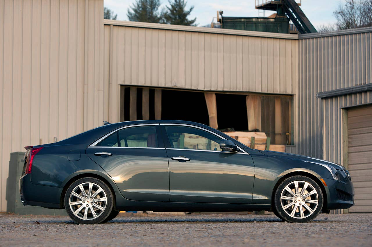 2013 Cadillac ATS 3.6 AWD side view