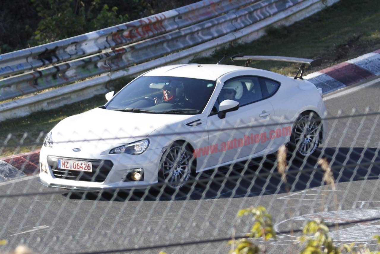 Subaru BRZ STI spy shots