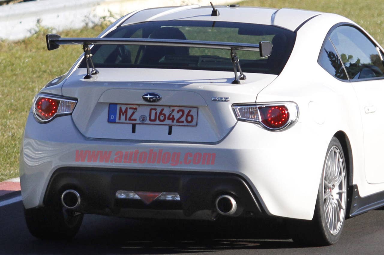 Subaru BRZ STI spy shots