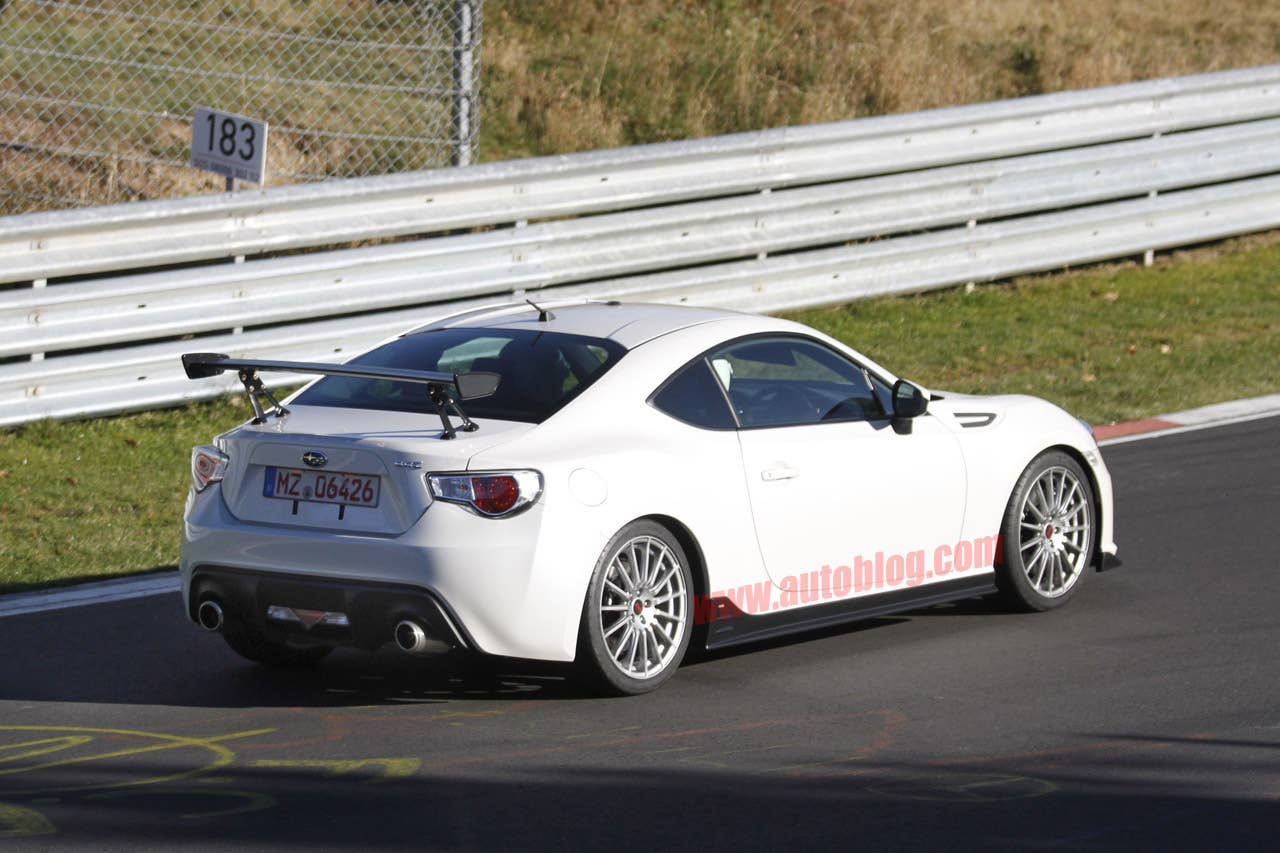 Subaru BRZ STI spy shots