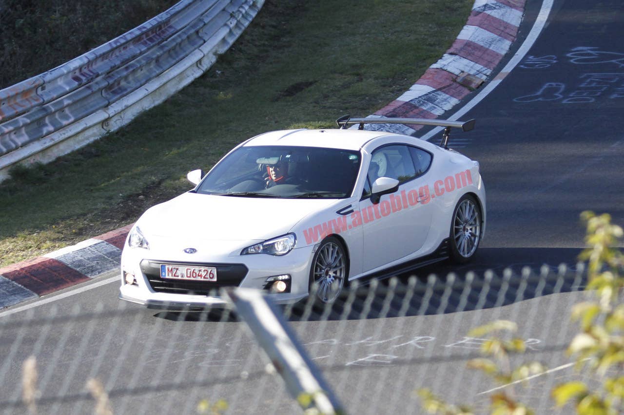 Subaru BRZ STI spy shots