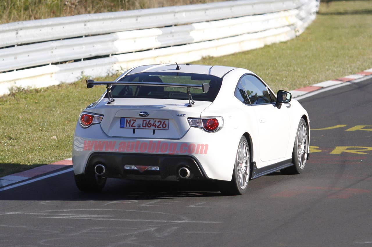 Subaru BRZ STI spy shots