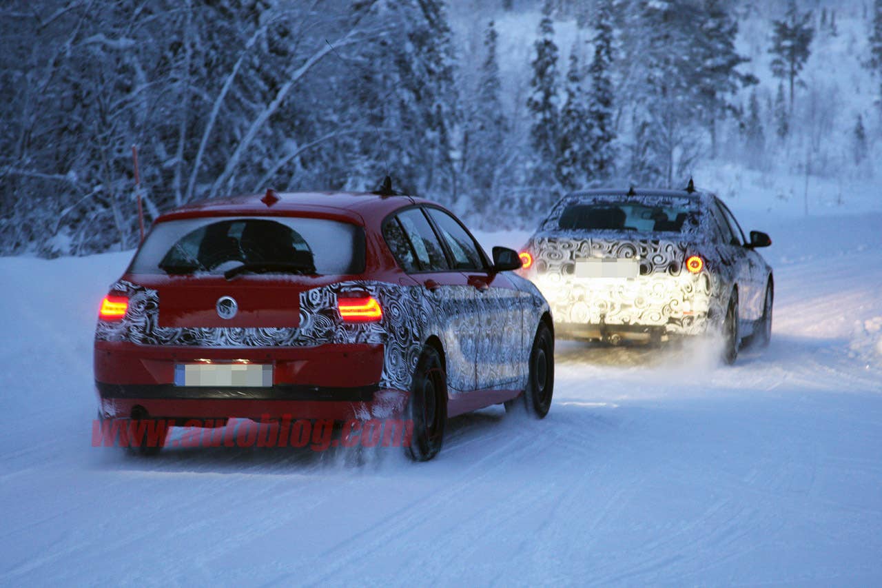 BMW 1 Series spy shots