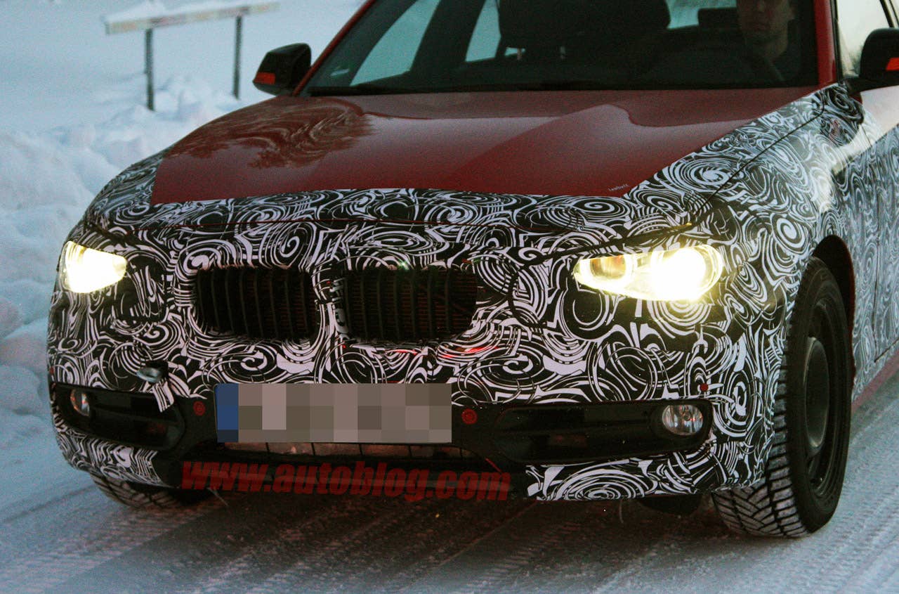 BMW 1 Series spy shots