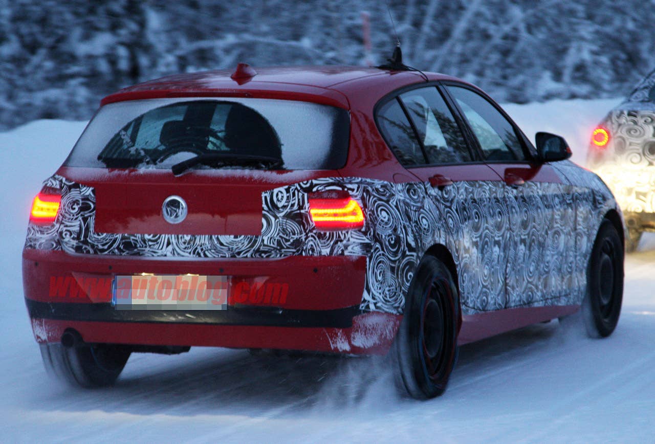 BMW 1 Series spy shots