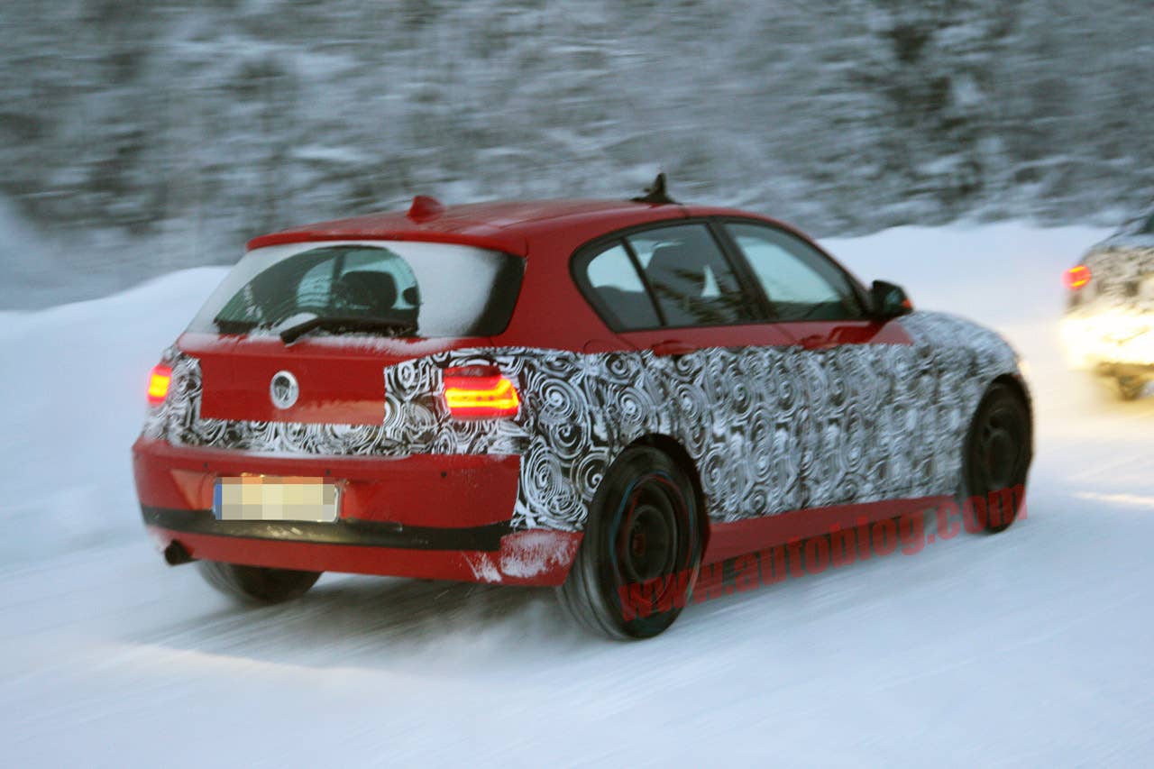 BMW 1 Series spy shots