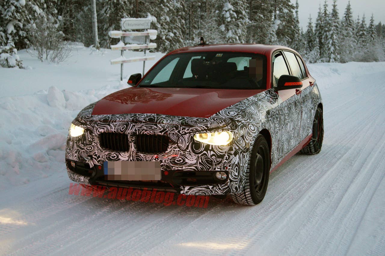 BMW 1 Series spy shots