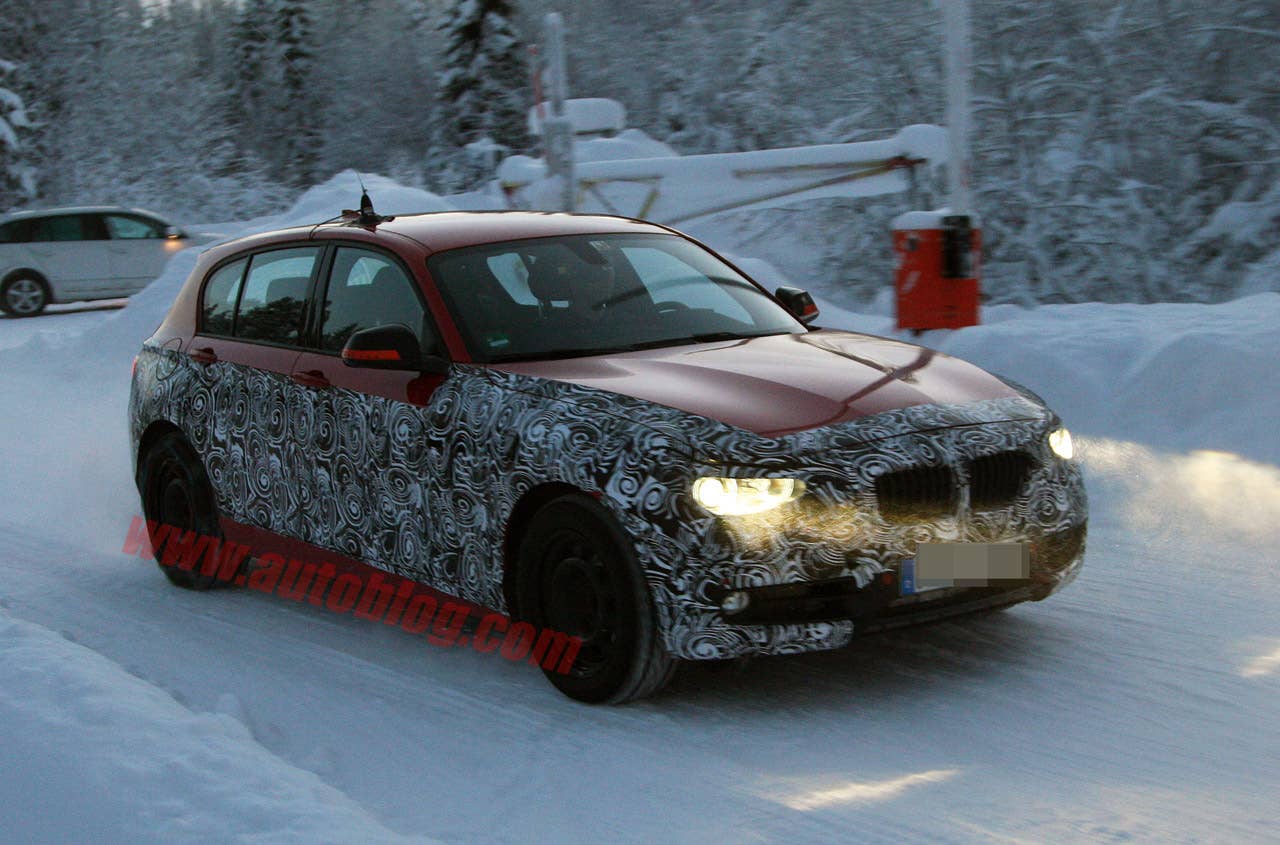 BMW 1 Series spy shots